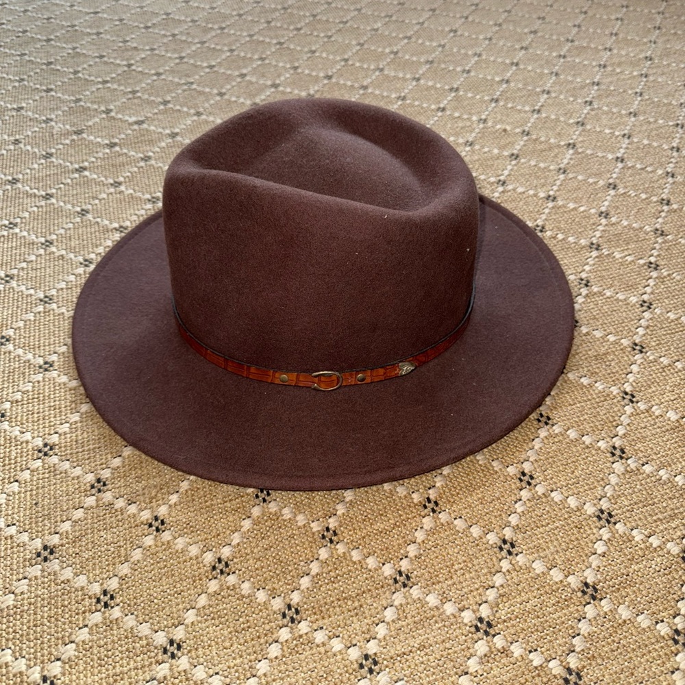 Brown Wool Cowboy Hat